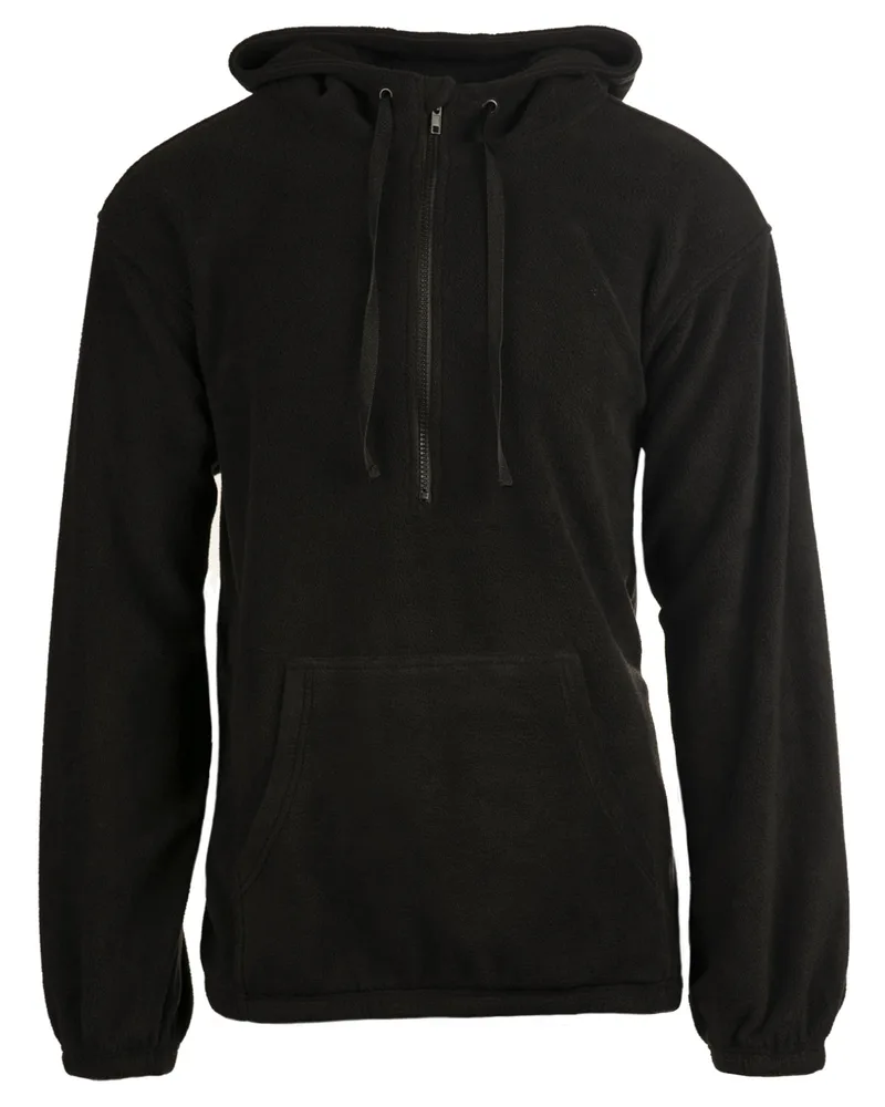 Burnside Men's Polar Fleece Quarter-Zip Pullover