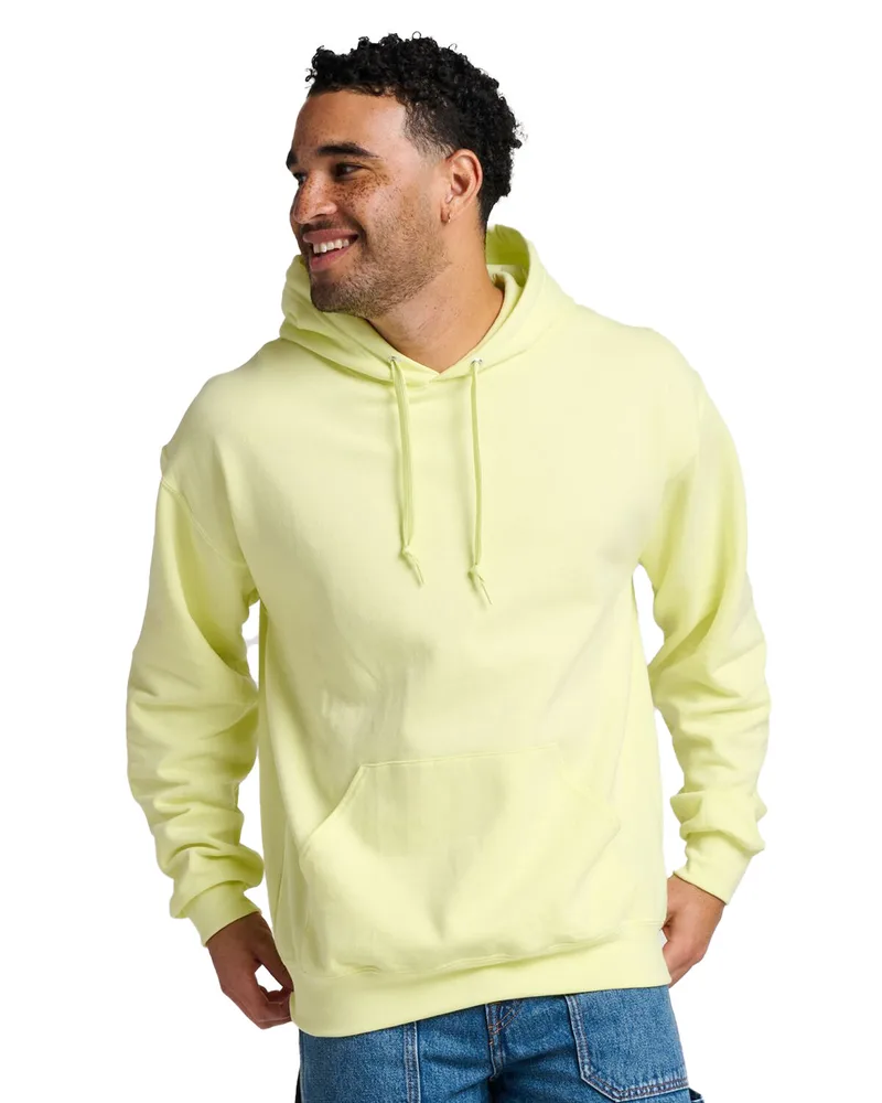 Jerzees Unisex Ultimate™ CVC Ring-Spun Hooded Sweatshirt view 5
