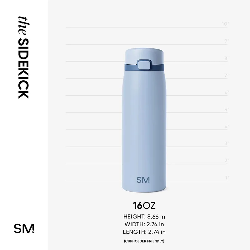 16 oz Simple Modern® Ceramic Lined Insulated Sidekick Coffee Tumbler view 3
