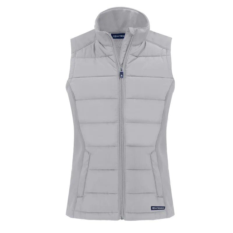 Cutter & Buck Evoke Hybrid Eco Softshell Recycled Womens Full Zip Vest view 2
