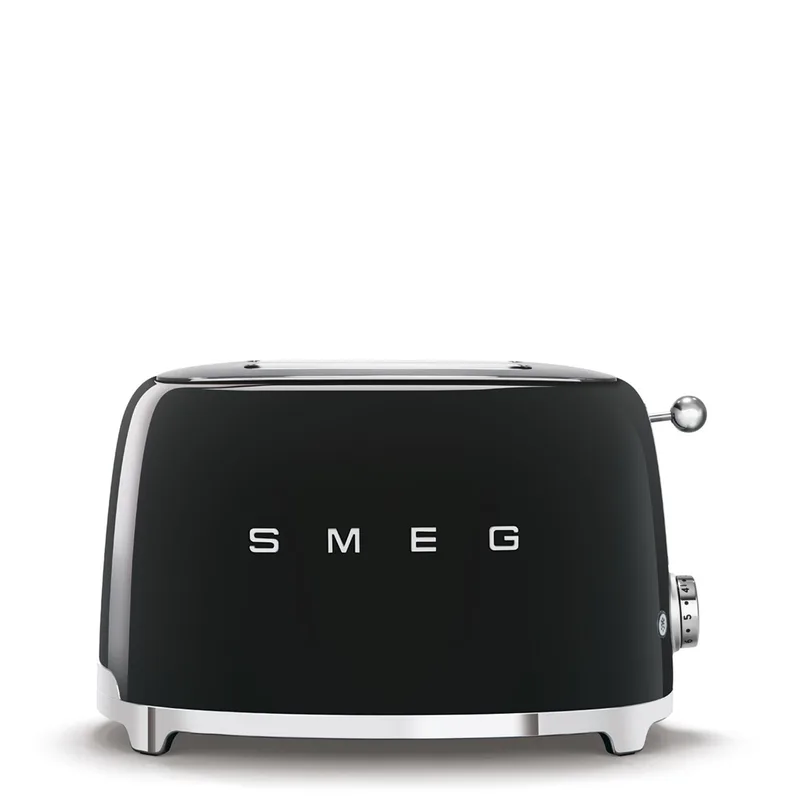 SMEG 2-Slice Toaster - Black Glossy