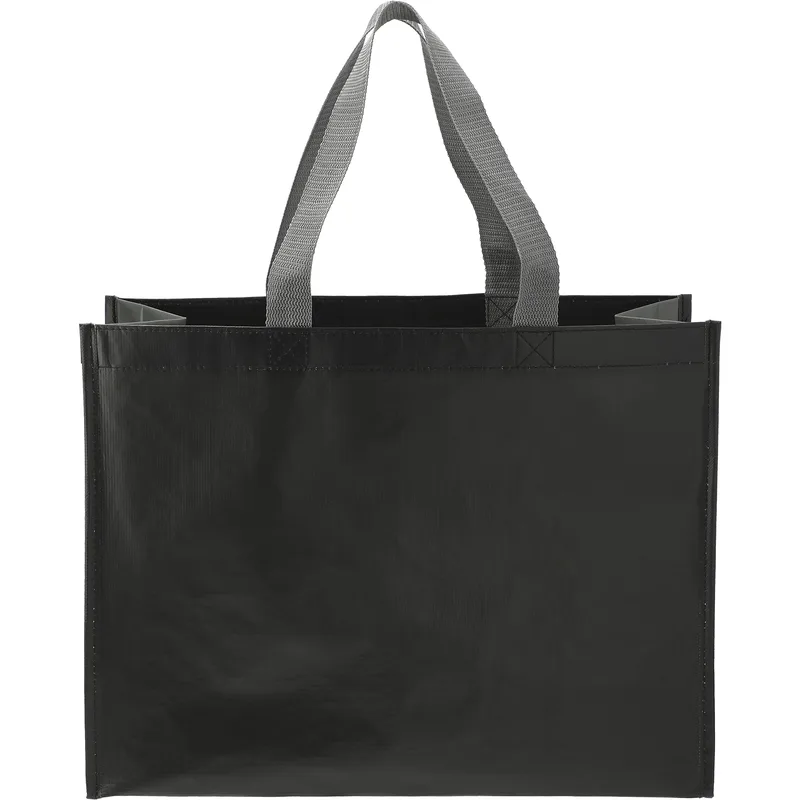 rPET Laminated Matte Shopper Tote view 2