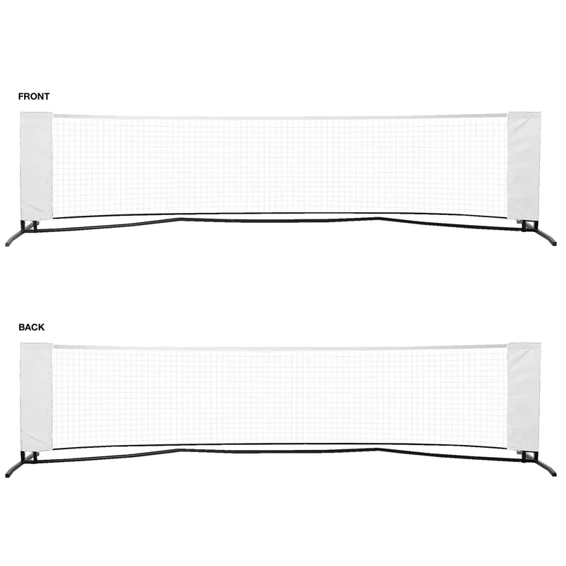 Pickleball Set with Net, Single-Sided Paddles view 5