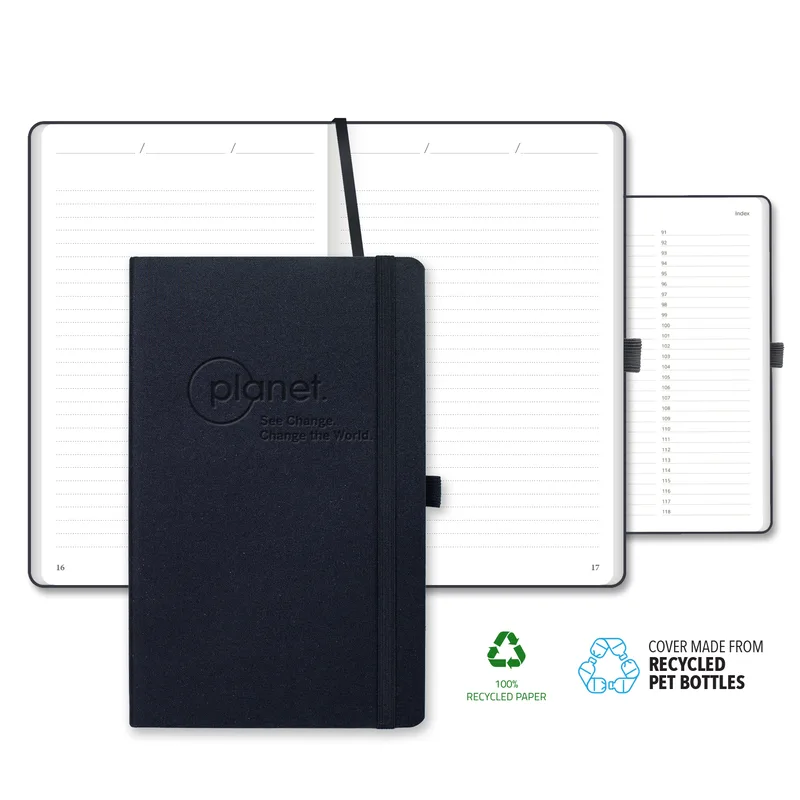 Castelli Oceano ECO rPET Medio Lined Recycled White Page Journal view 7