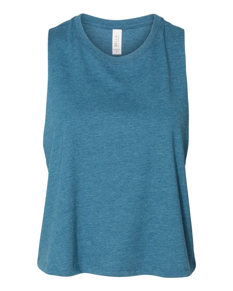 Bella+Canvas® Women's Racerback Cropped Tank Top view 6