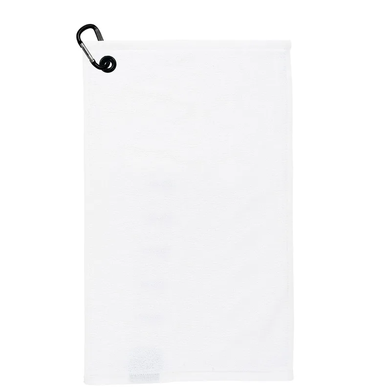 Junior Golf Towel - White view 2