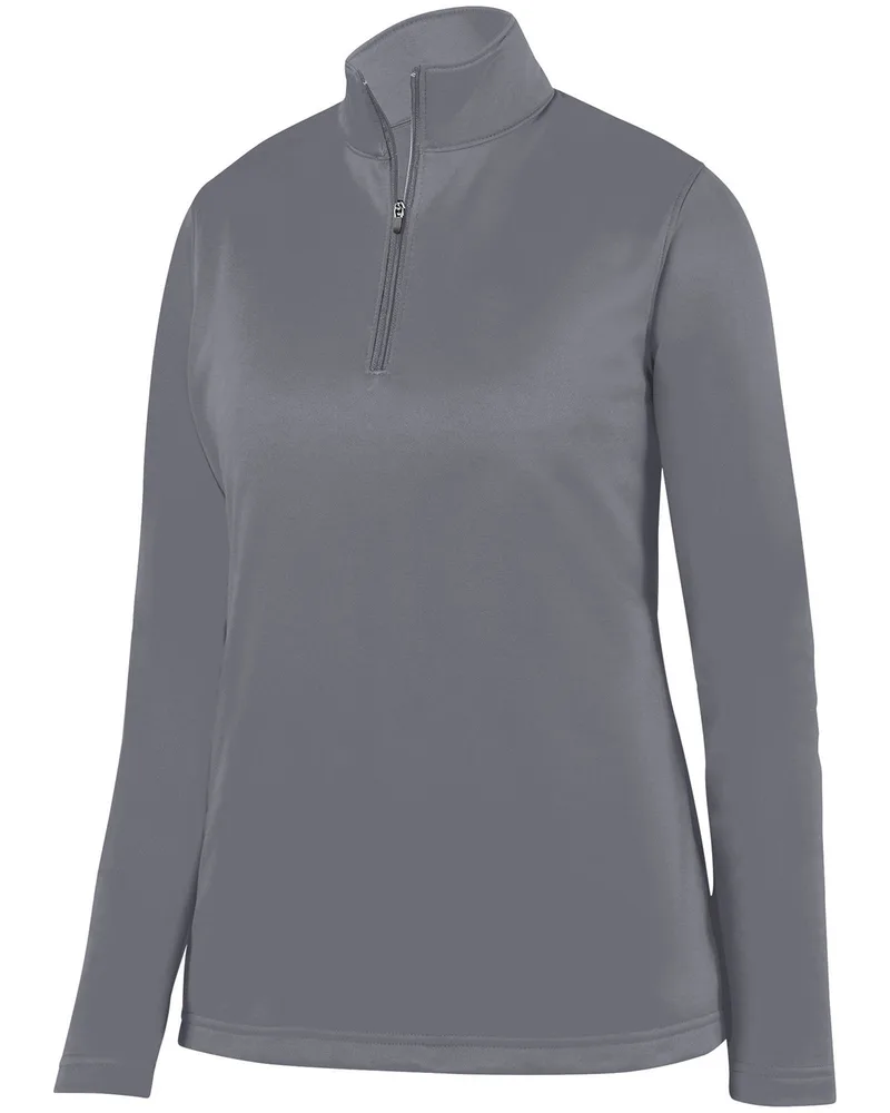 Augusta Ladies' Wicking Fleece Quarter-Zip Pullover view 5