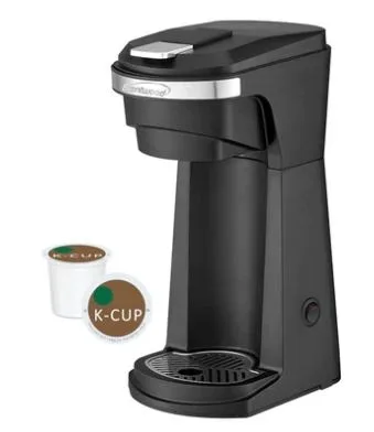 Single Serve Coffee Maker w/Travel Mug