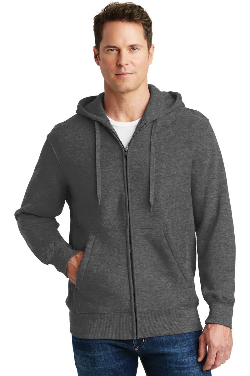 Sport-Tek® Super Heavyweight Full-Zip Hooded Sweatshirt. view 5