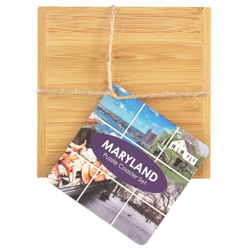 Maryland Puzzle Coaster Set view 5