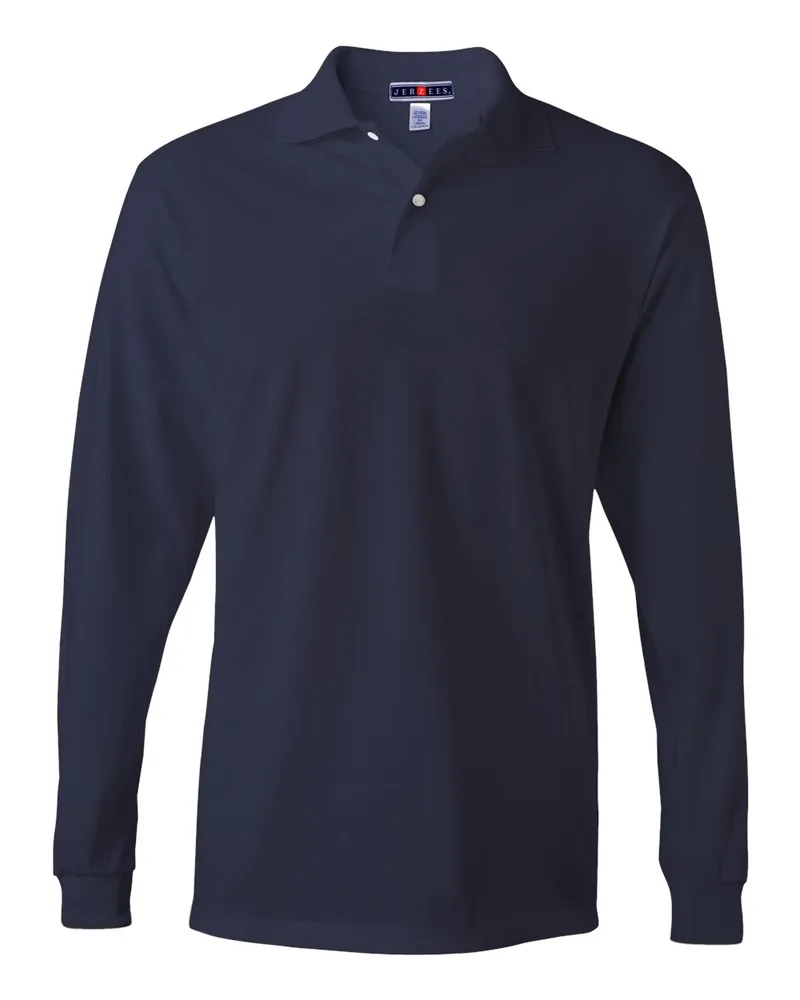Jerzees® SpotShield™ 50/50 Long Sleeve Polo view 3