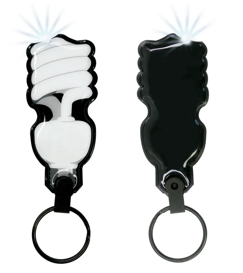 ShapeLights™ Color-A-Shape Key Ring Flashlight (Energy Saver Light Bulb) view 2