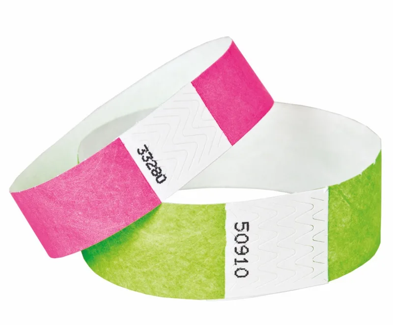 3/4" Tyvek Bracelet (Black Imprint ONLY) view 2