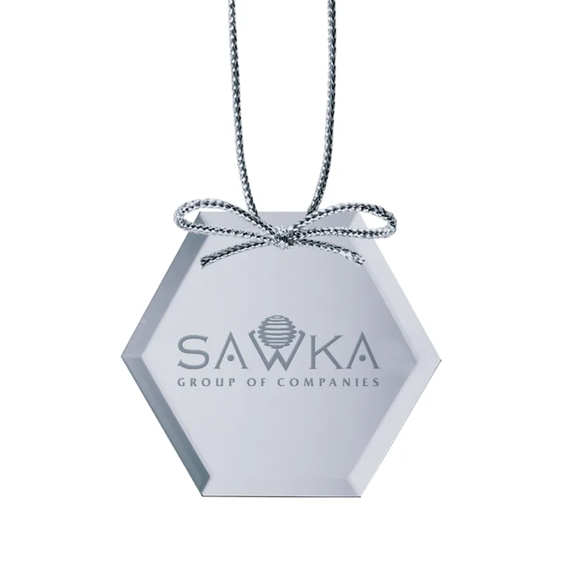 Mirror Ornament - Hexagon