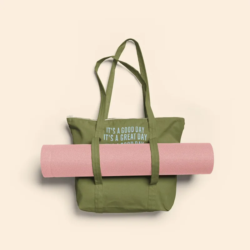 Twinkles Yoga Tote - Colored Canvas view 7