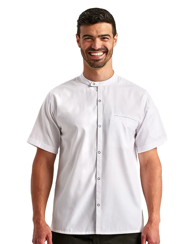 Artisan Collection by Reprime® Unisex Chef's Recycled Shirt view 2