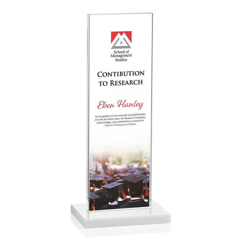 VividPrint™, Standard base, White, 4" x 9.375" x 3"