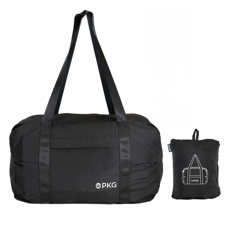 PKG Umiak 31L Recycled Packable Duffle Bag - Black