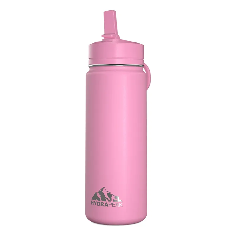 20 oz Hydrapeak® Stainless Steel Insulated Mini Water Bottle w/ Straw Lid view 6