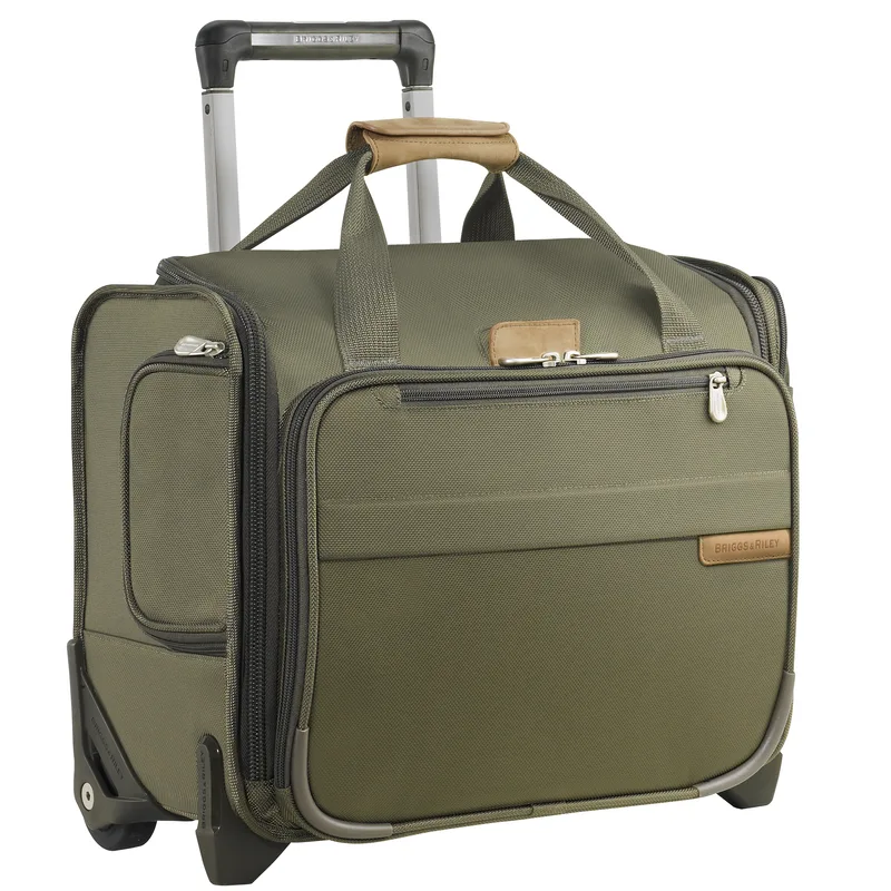 Briggs & Riley™ Baseline Rolling Cabin Bag (Olive)