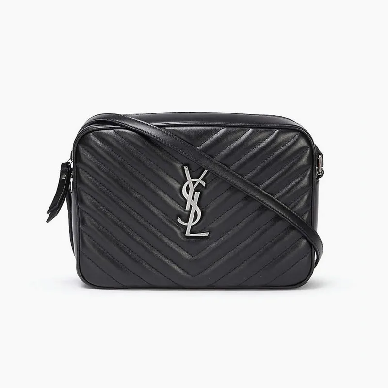 Yves Saint Laurent Black Lou Camera Bag