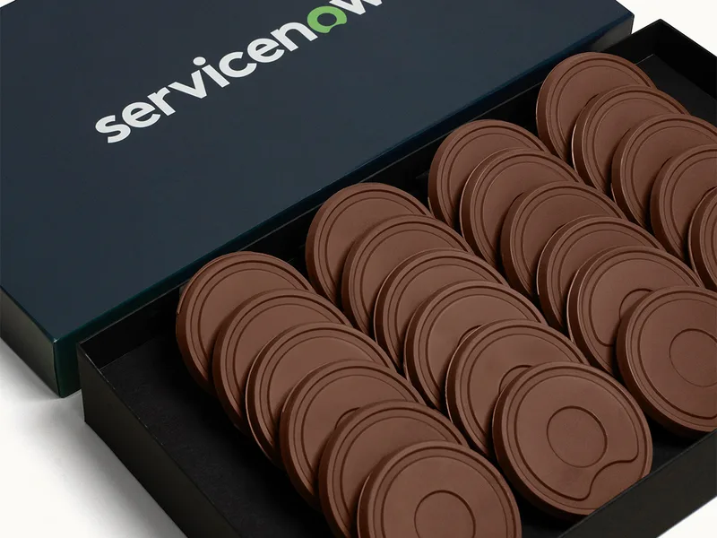 Ultimate 24-Piece Chocolate Shortbread Cookie Gift Set with Luxury Custom Packaging view 2