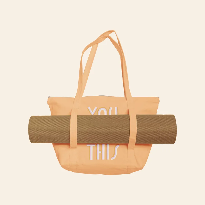 Weekender Yoga Tote - DENIM view 3