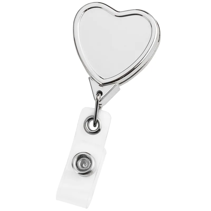 Chrome Heart Retractable Badge Reel view 2