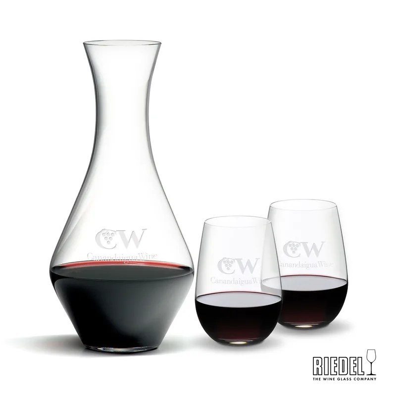 Decanter & 2 Wine