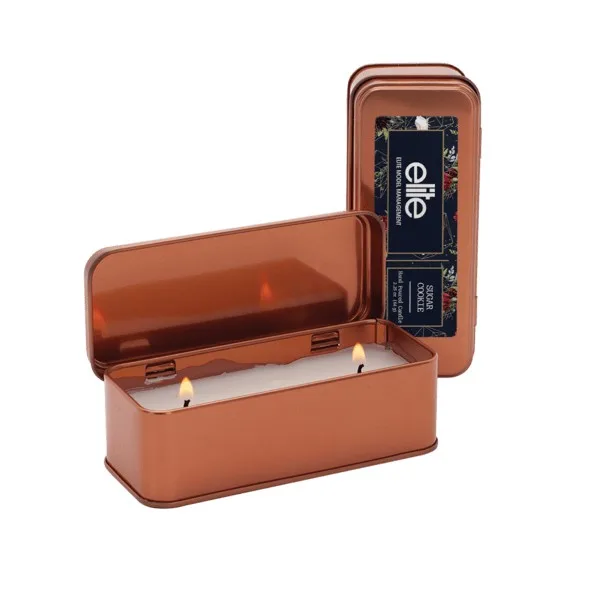 2.25 oz. Scented Copper Rectangular Candle view 7