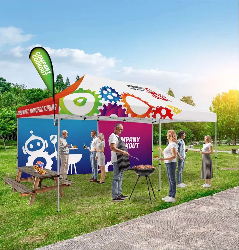 20' Premium Tent UV-Printed Kit view 3