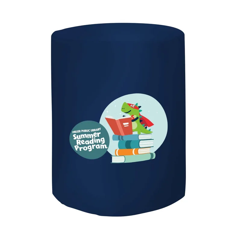 Bar-Height Round Fitted Table Throw (Full-Color Front Only) view 6