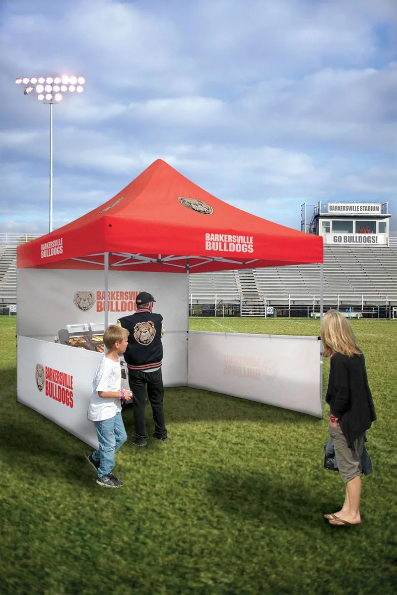 10' Deluxe Tent Kit (Full-Color Imprint, 4 Locations) view 3
